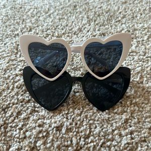 Heart shaped sunglasses